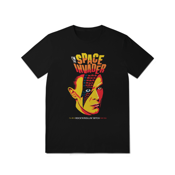 Camiseta David Bowie - Space Invaders