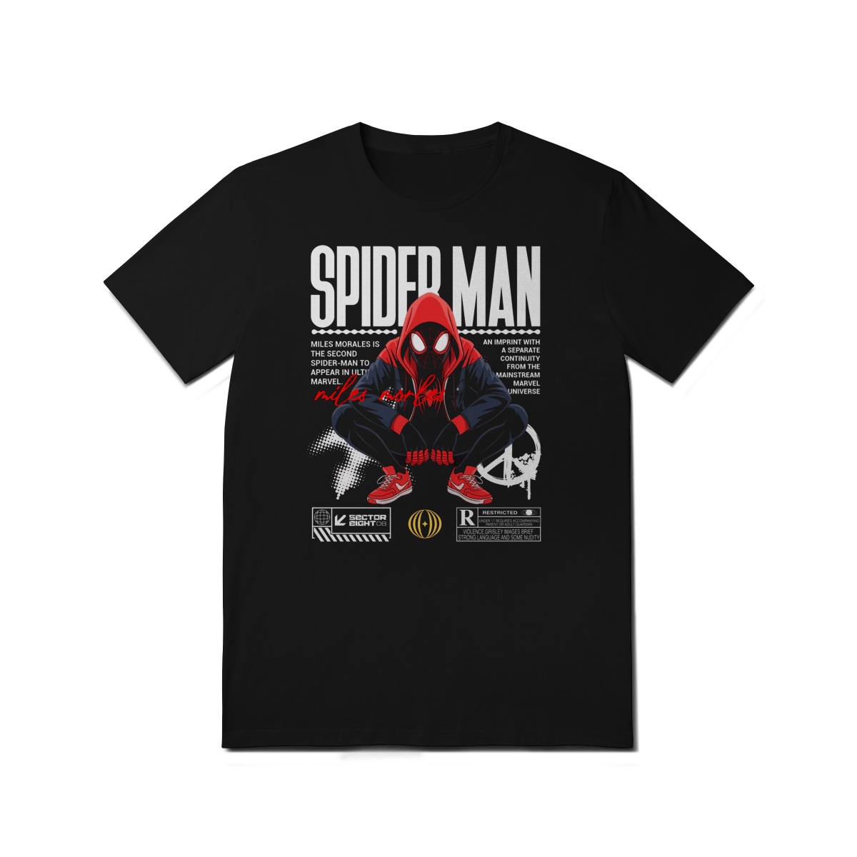 Nome do produto: Camiseta Spiderman - Miles Morales