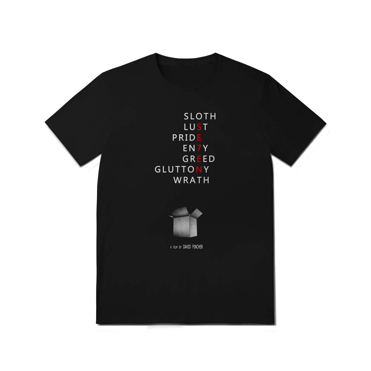 Nome do produto: Camiseta Seven - Os Sete Crimes Capitais
