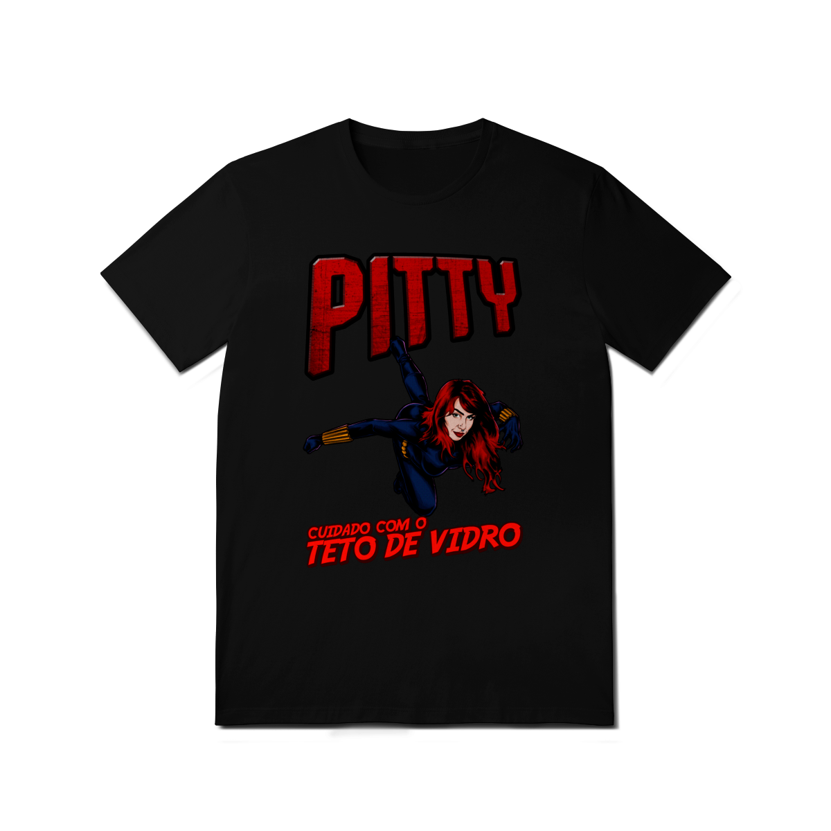 Camiseta Pitty - Cuidado com o Teto de Vidro
