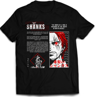 Nome do produto Camisa - One Piece Shanks