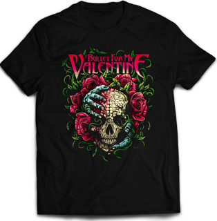 Nome do produto Bullet For My Valentine - Flowers and Skulls