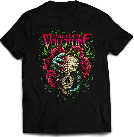 Bullet For My Valentine - Flowers and Skulls