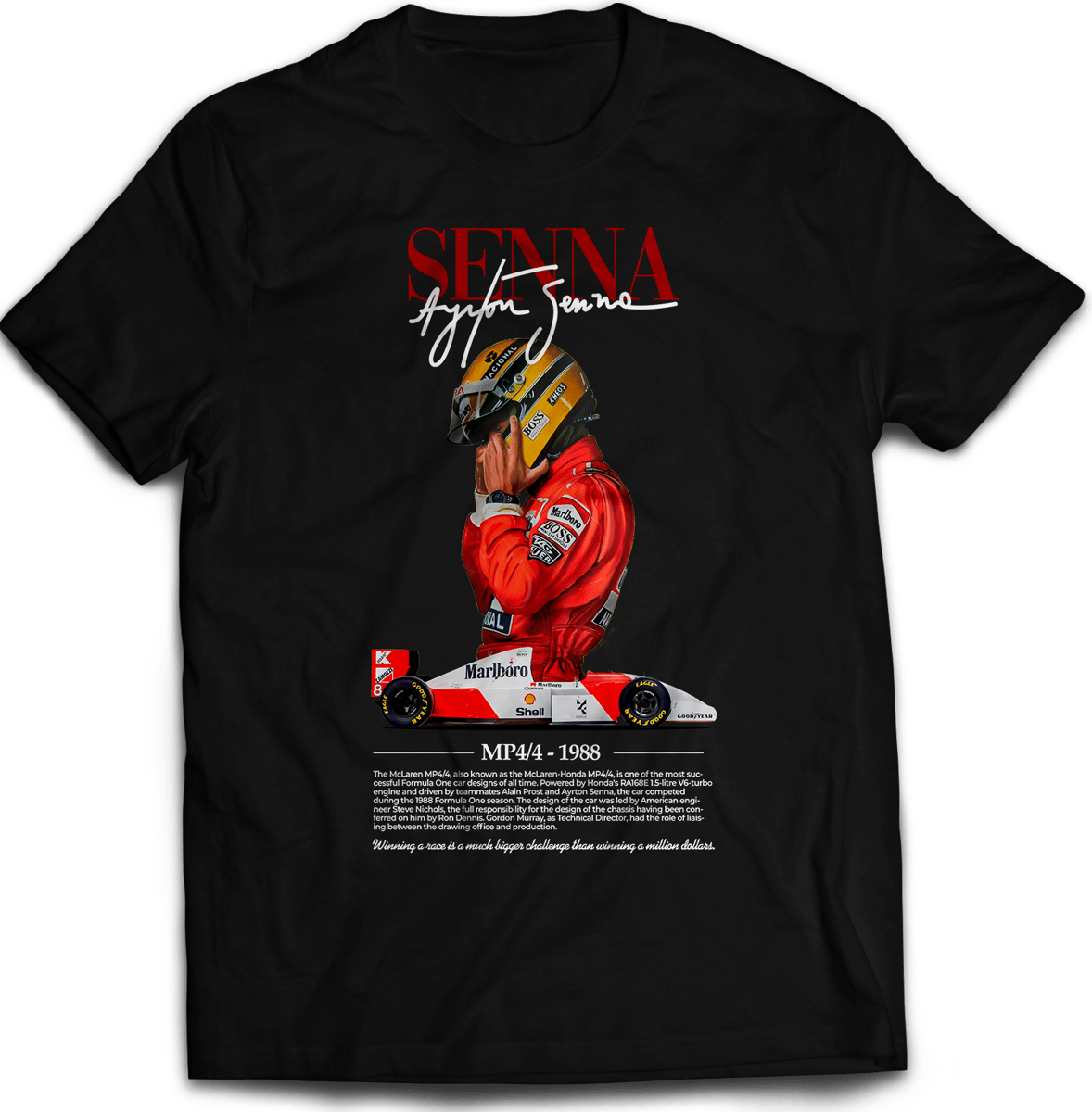 Nome do produto: Camisa - Ayrton Senna 1988