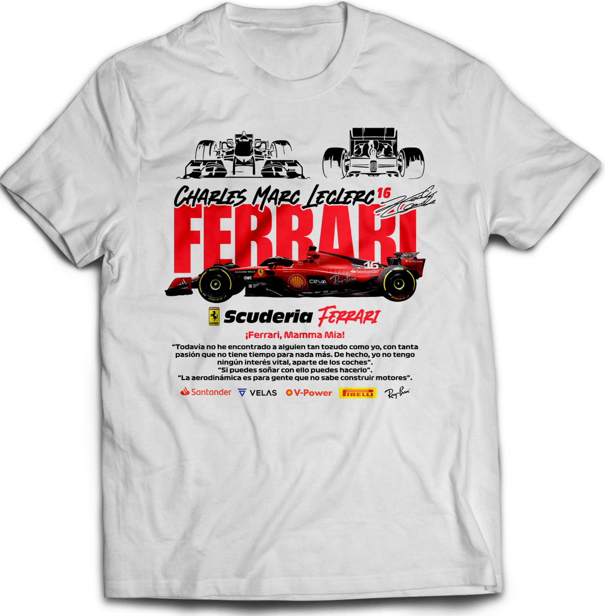 Nome do produto: Camisa - F1 Ferrari