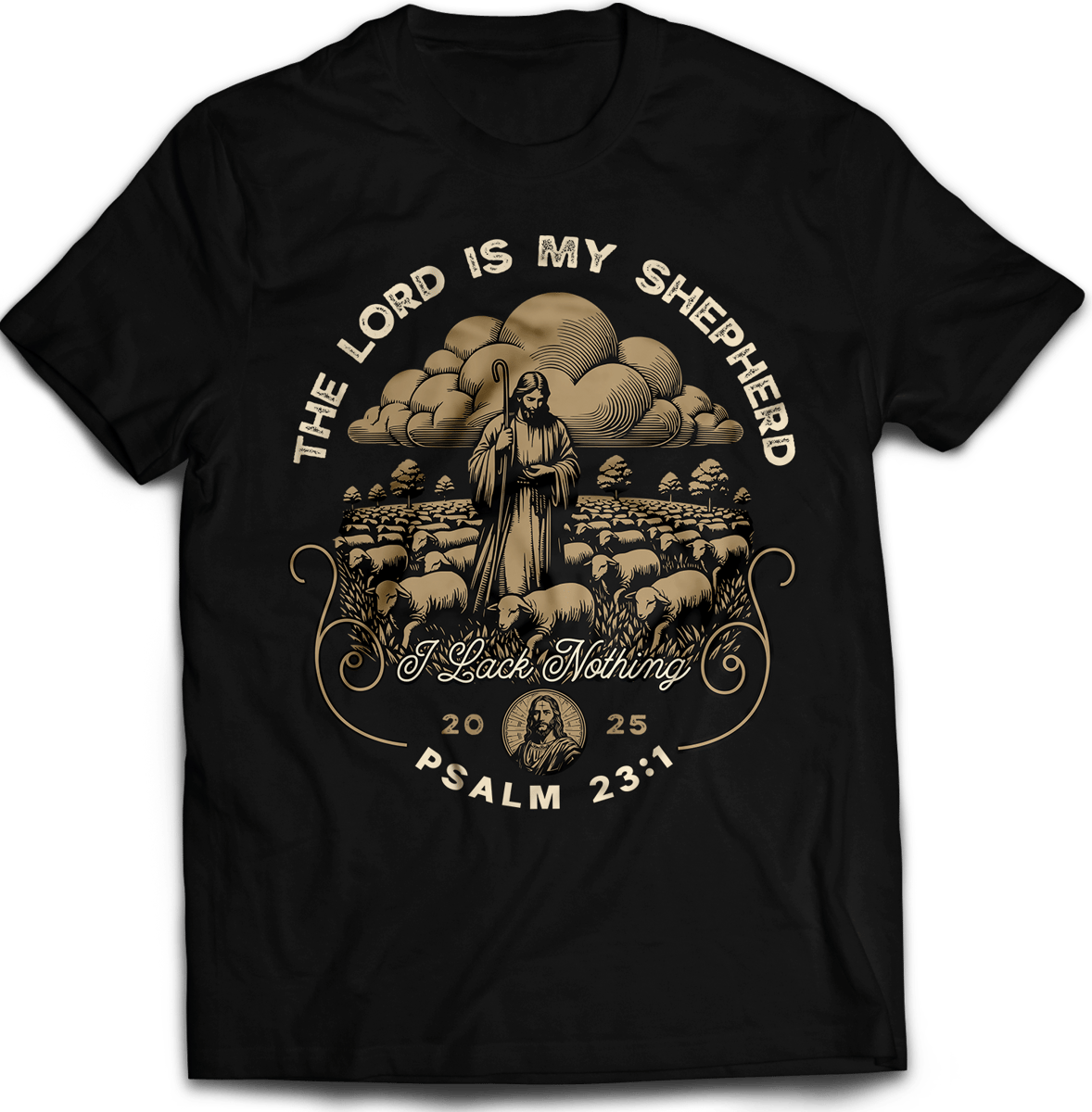 Nome do produto: Camisa O SENHOR É MEU PASTOR