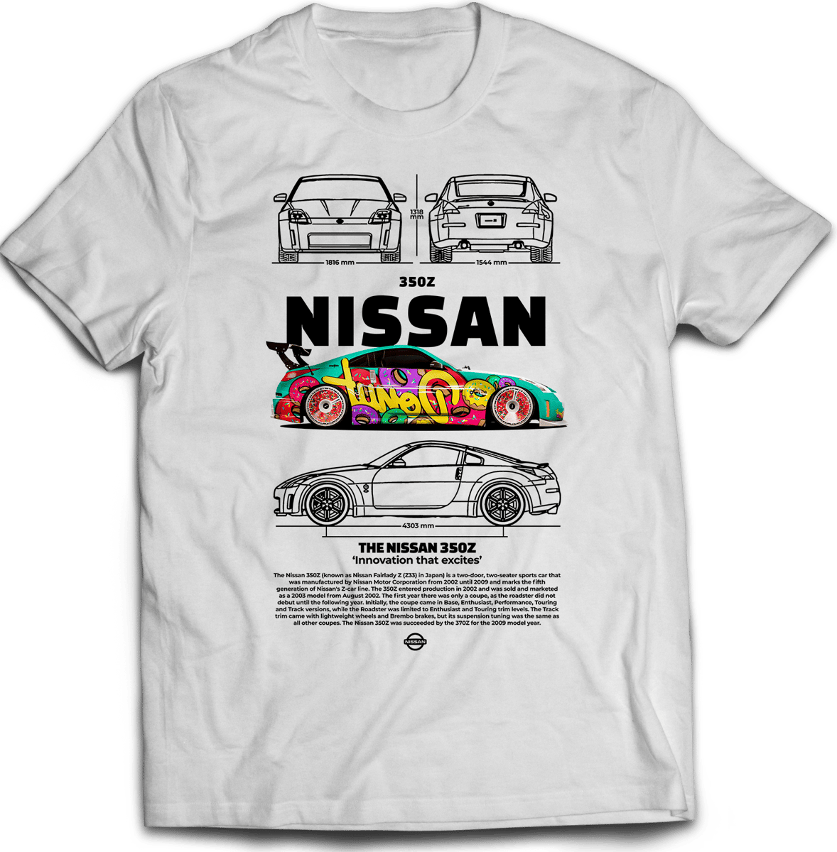 Nome do produto: Camisa - Nissan 350Z