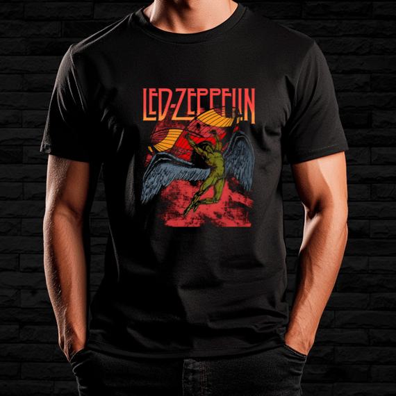 Camiseta Led Zeppelin - Sunset Angel | Linha Prime