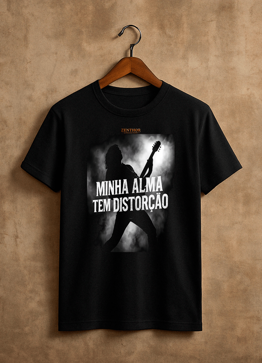 Nome do produto: Distorção de Alma — Guitarra é Terapia (V2)
