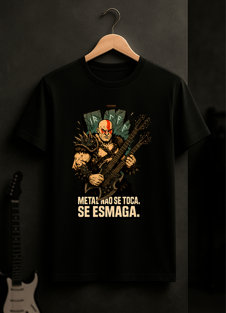 Nome do produto: Metal não se Toca — Se Esmaga