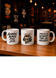 Caneca Heavy na Veia
