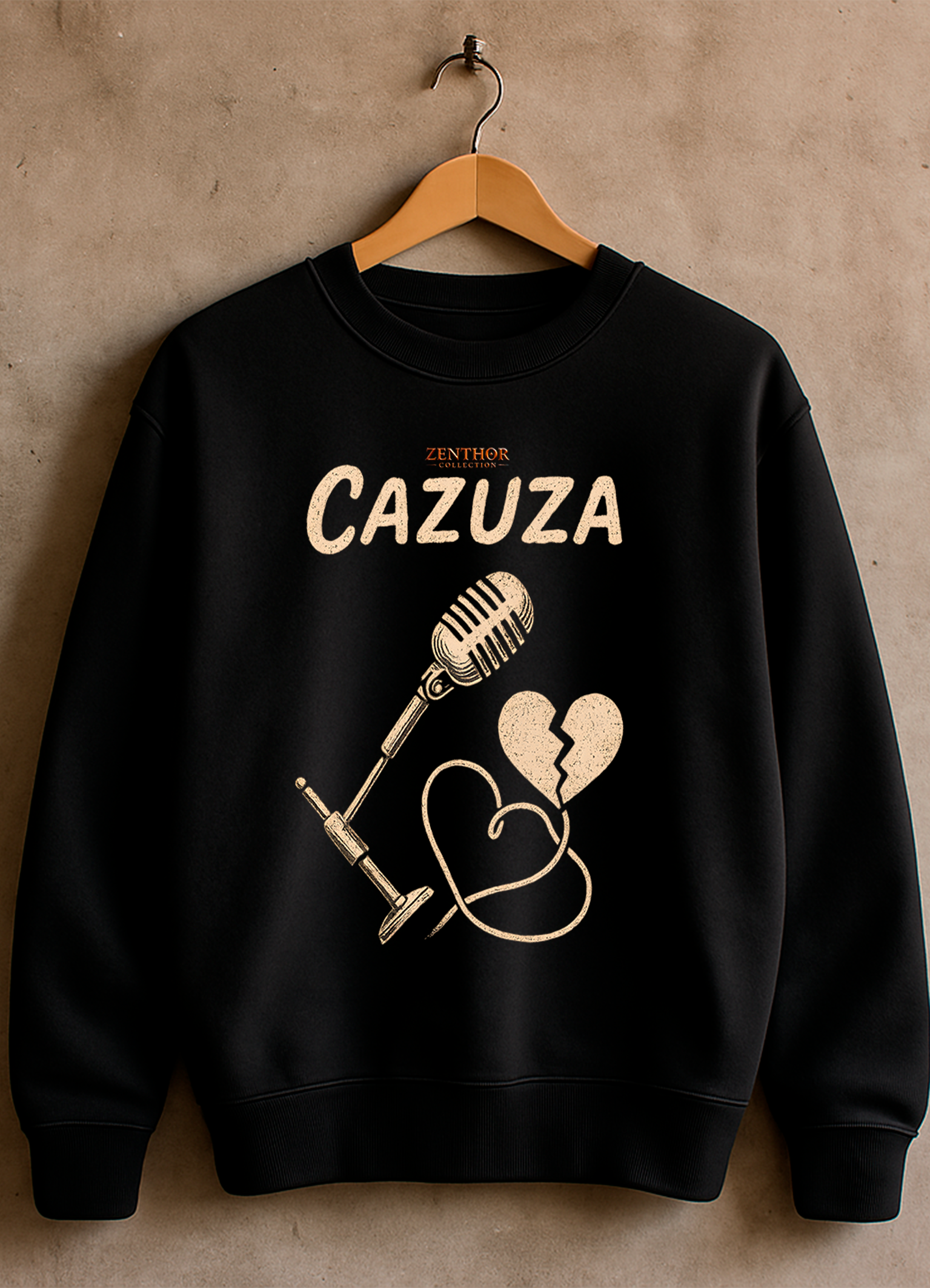 Moletom Cazuza – Amor, vício e verdade sem freio