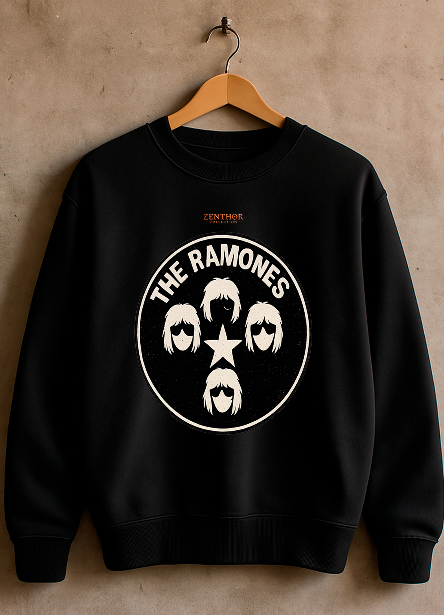 Moletom  Ramones – Punk Não Morre, Ele Grita Alto!