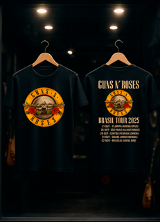 Nome do produtoGuns N' Roses –  Brasil Tour 2025 (V8 frente costas)