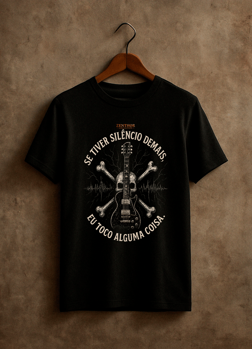 Nome do produto: Silêncio Demais — O Grito da Guitarra