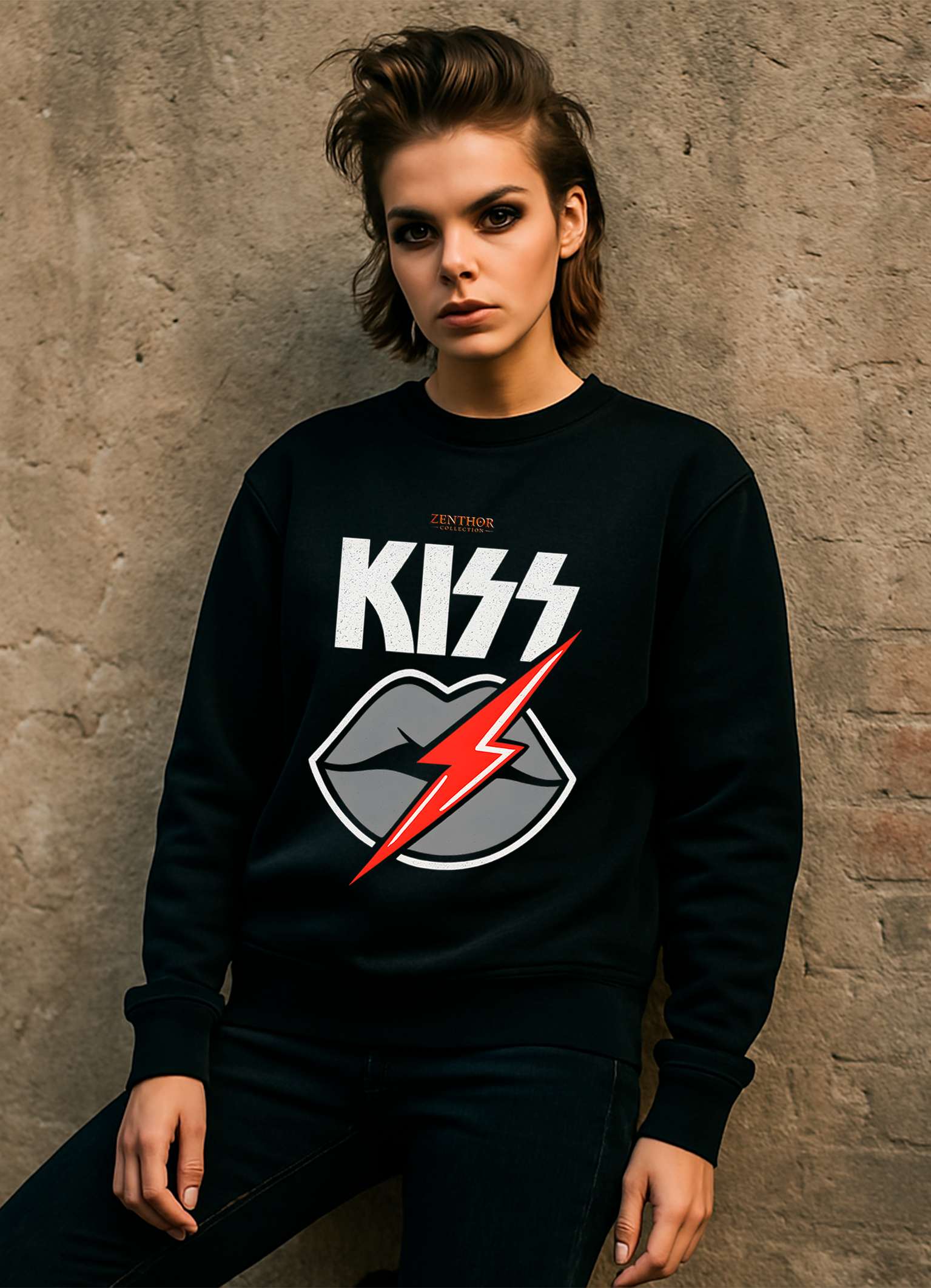 Moletom  KISS – Rock ‘n’ Roll com Sabor de Lenda!