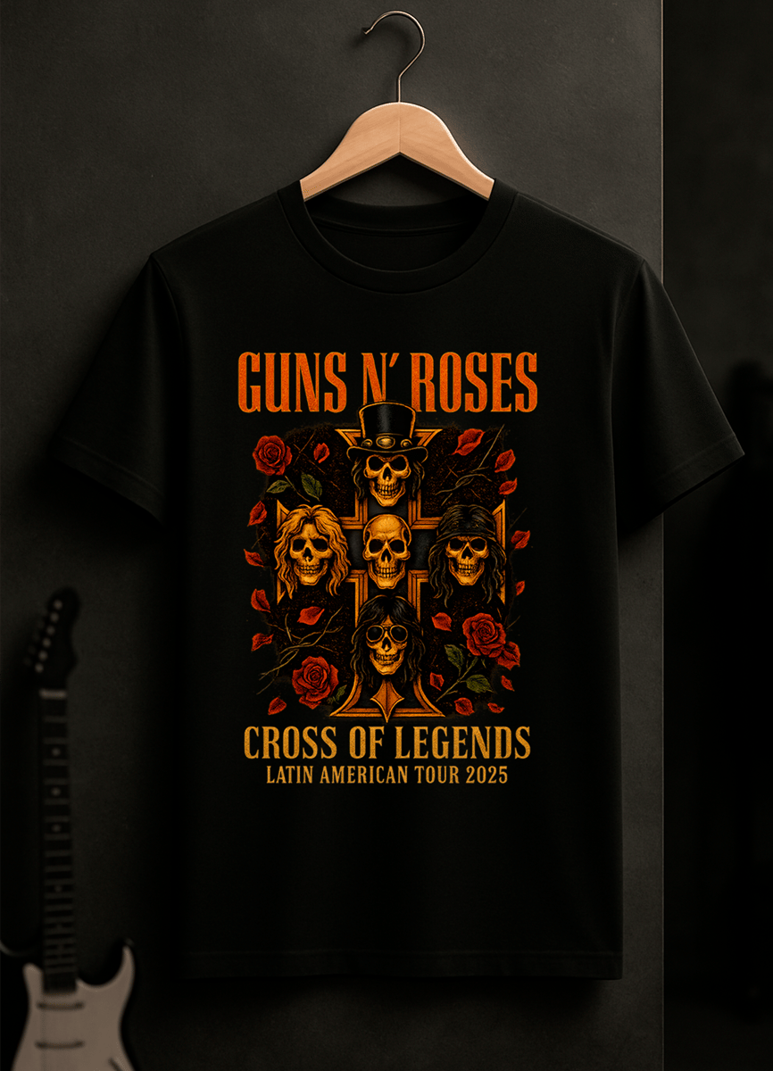 Nome do produto: Guns N\' Roses –  Brasil Tour 2025 (V3)