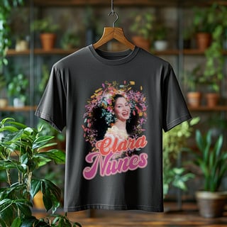 Nome do produto Camiseta Estonada Clara Nunes