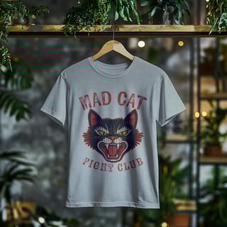 Nome do produto Camiseta Masculina MAD CAT