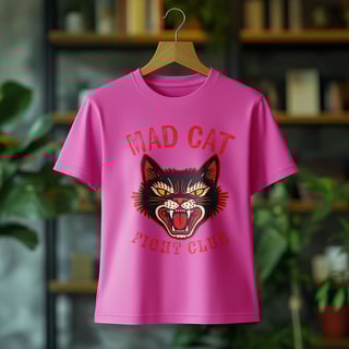Nome do produto Camiseta Feminina Mad Cat