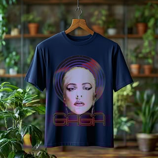 Nome do produto Camiseta Plus Size Lady Gaga
