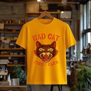 Nome do produto Camiseta Masculina MAD CAT