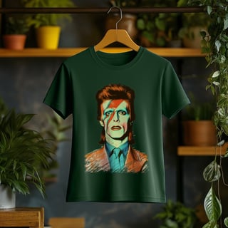 Nome do produto Camiseta Feminina David Bowie