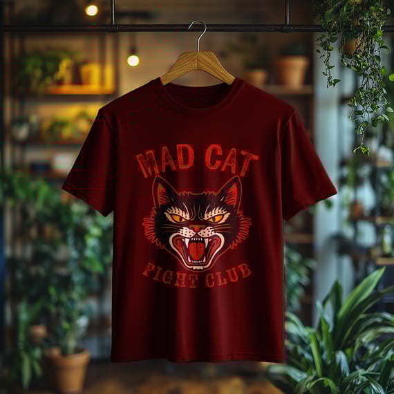 Camiseta Masculina MAD CAT