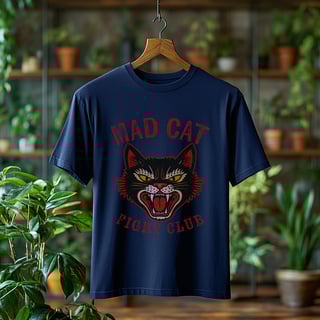 Nome do produto Camiseta Masculina MAD CAT