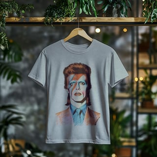 Nome do produto Camiseta Masculina David Bowie