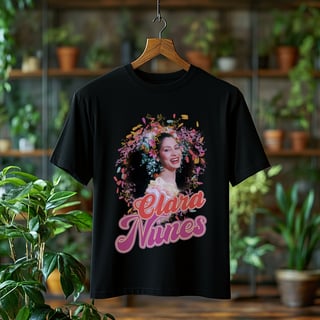 Nome do produto Camiseta Plus Size Clara Nunes