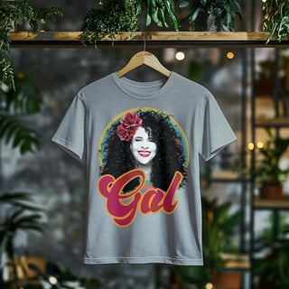 Nome do produto Camiseta Plus Size Gal Costa