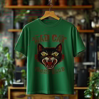Nome do produto Camiseta Masculina MAD CAT