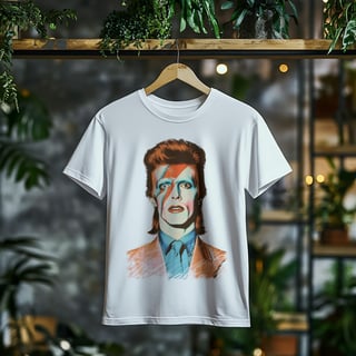 Nome do produto Camiseta Masculina David Bowie