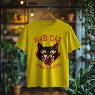 Nome do produto Camiseta Masculina MAD CAT