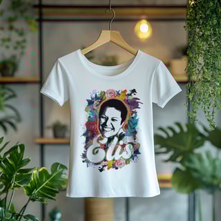 Nome do produto Camiseta Feminina Sorriso de Elis