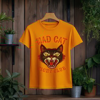Nome do produto Camiseta Feminina Mad Cat