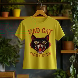 Nome do produto Camiseta Feminina Mad Cat