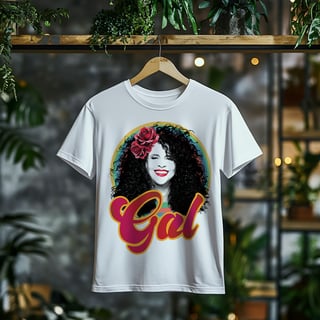 Nome do produto Camiseta Plus Size Gal Costa