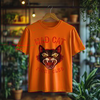 Nome do produto Camiseta Masculina MAD CAT