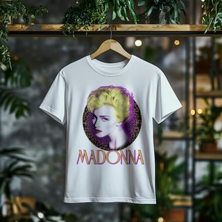 Nome do produto Camiseta Plus Size Madonna