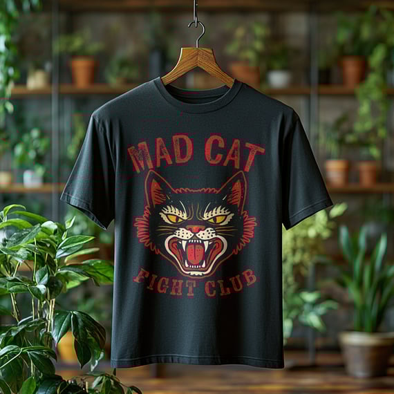 Camiseta Plus Size Mad Cat