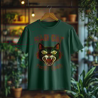 Nome do produto Camiseta Masculina MAD CAT