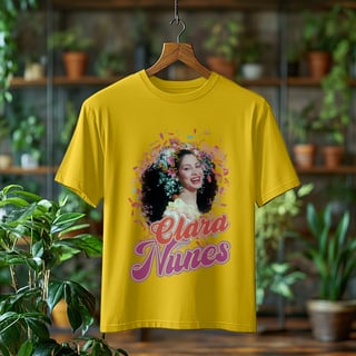 Nome do produto Camiseta Estonada Clara Nunes
