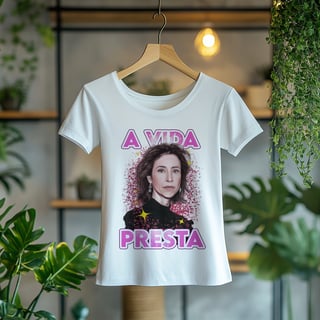 Nome do produto Camiseta Feminina A Vida Presta