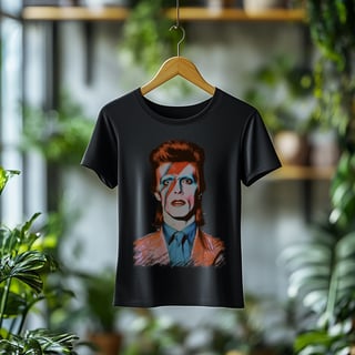 Nome do produto Camiseta Feminina David Bowie