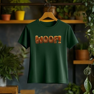 Nome do produto Camiseta Feminina WOOF