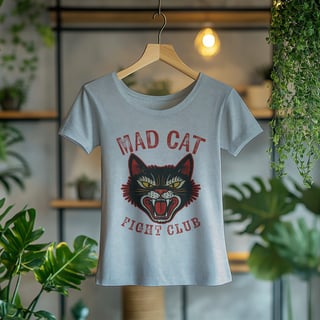 Nome do produto Camiseta Feminina Mad Cat