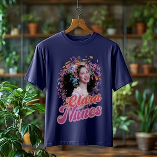 Nome do produto Camiseta Estonada Clara Nunes