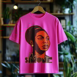 Nome do produto Camiseta Masculina Nina Simone